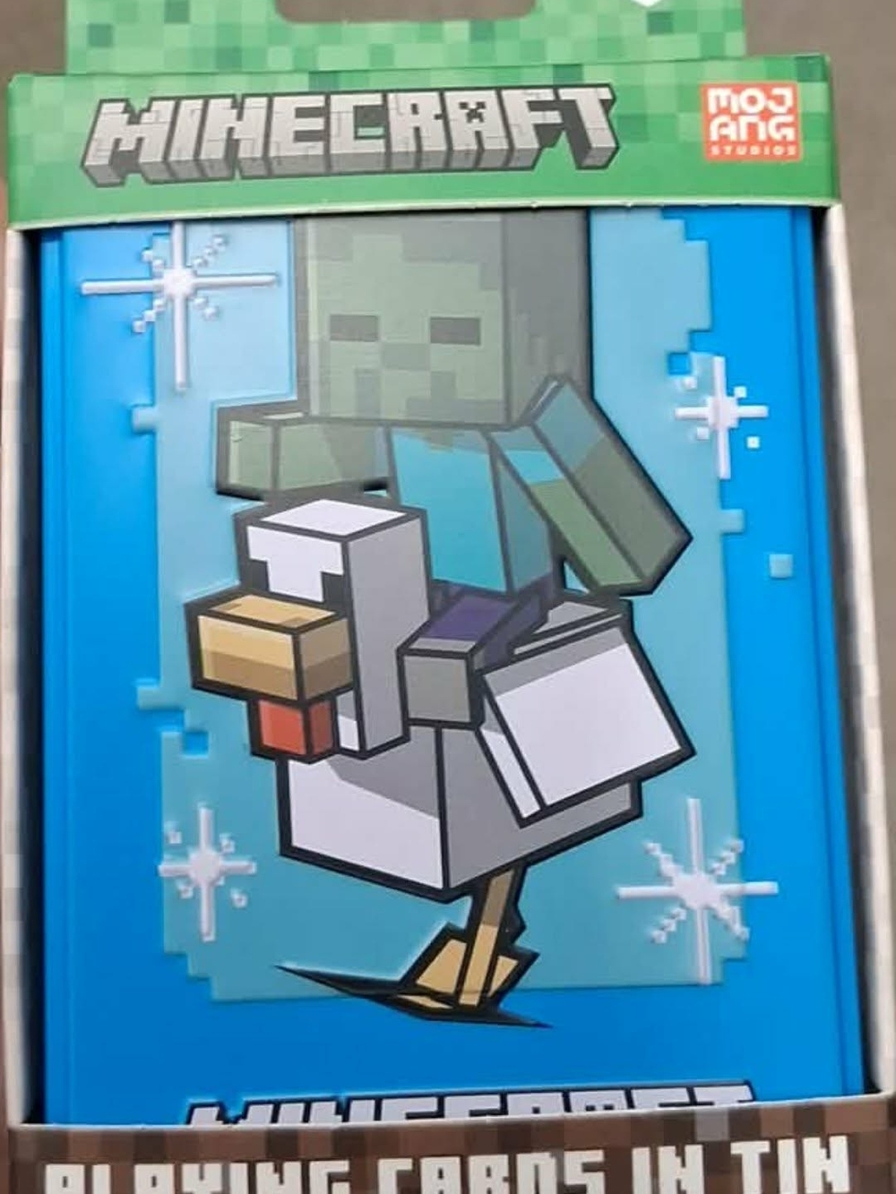New Minecraft Playing Cards In A Tin